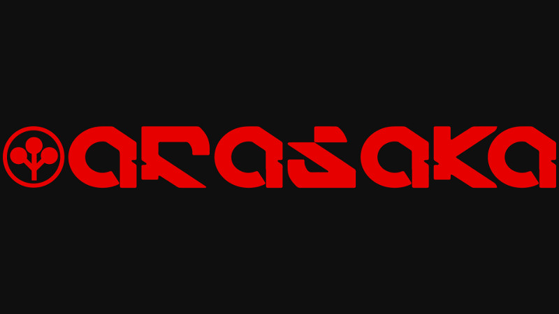 Arasaka Logo und Schriftzug